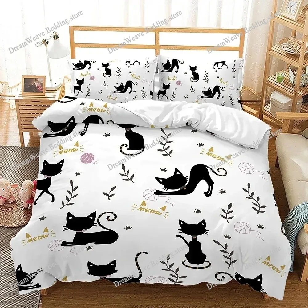 3D Print Duvet Cover Cute Cat Pattern Quilt Covers For Children Single Twin Queen King Bedding Set Home Textile Luxury Gift96396
3D Print Duvet Cover Cute Cat Pattern Quilt Covers For Children Single Twin Queen King Bedding Set Home Textile Luxury Gift96396
