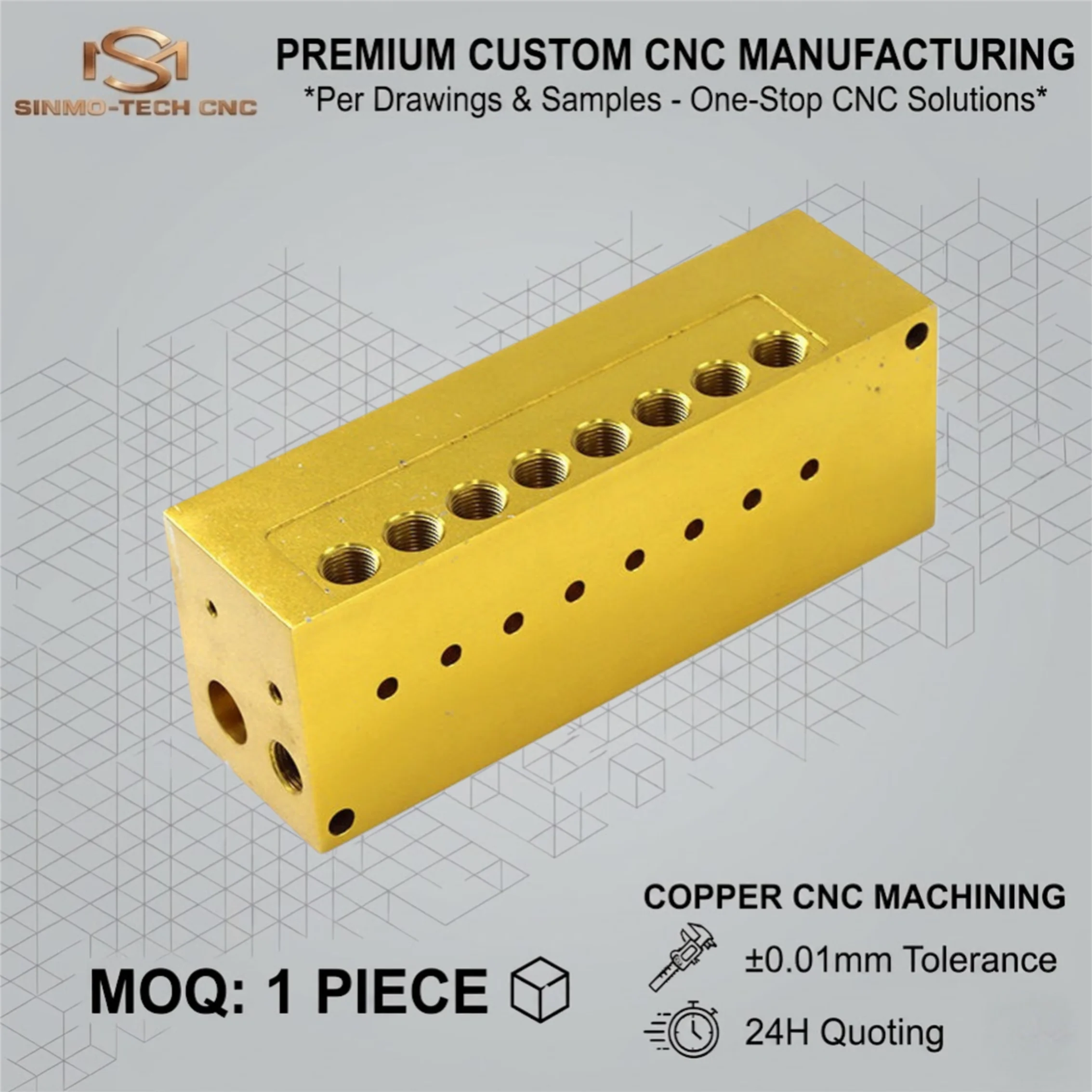 Precision 5 Axis CNC Brass Components - Lead-Free Brass Machining for Medical & Plumbing - Corrosion Resistant Custom Solutions
Precision 5 Axis CNC Brass Components - Lead-Free Brass Machining for Medical & Plumbing - Corrosion Resistant Custom Solutions