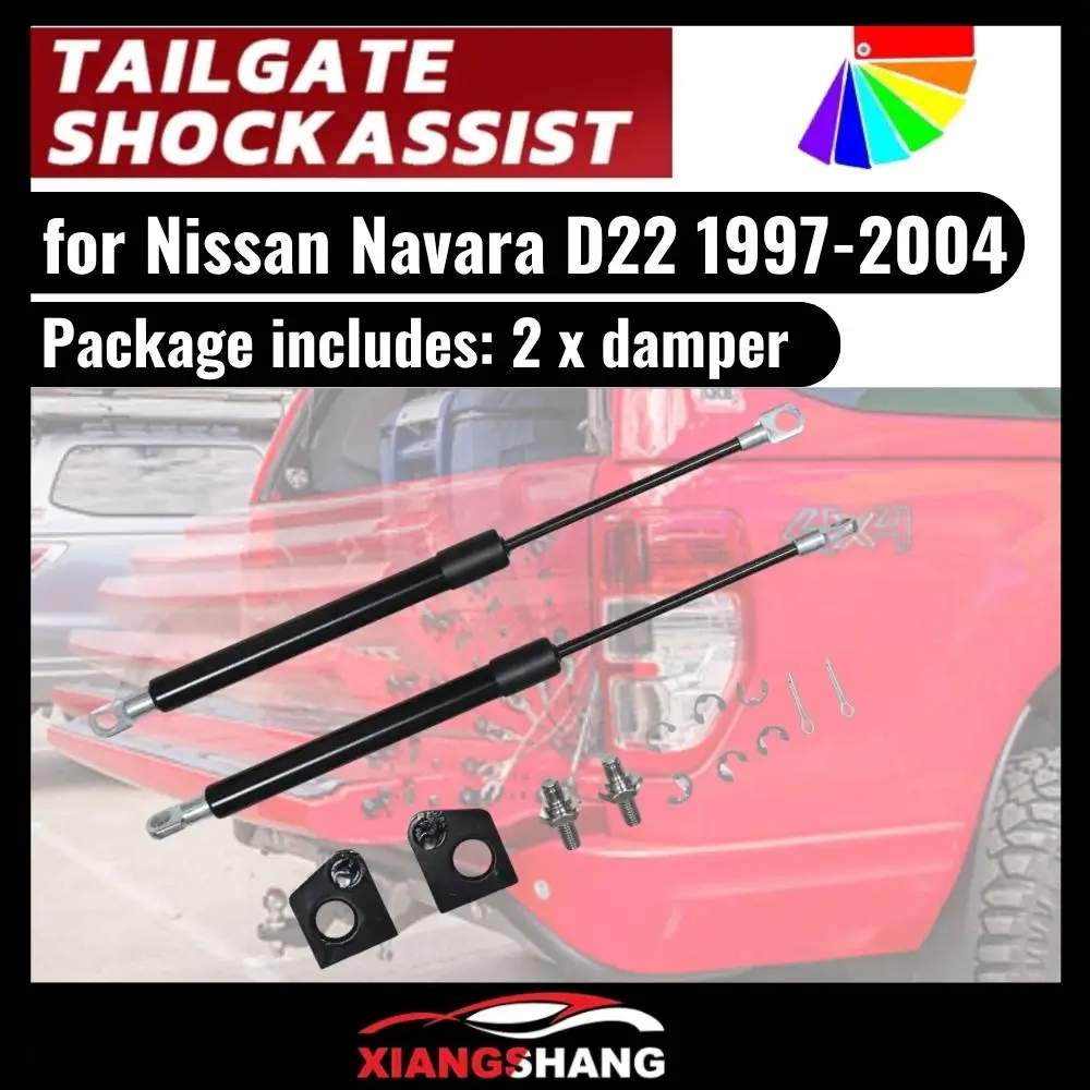 2PC Shock Assist for Nissan Navara D22 1997-2004 pickup Stainless Rear Tailgate Slow Down Gas Struts Damper
2PC Shock Assist for Nissan Navara D22 1997-2004 pickup Stainless Rear Tailgate Slow Down Gas Struts Damper