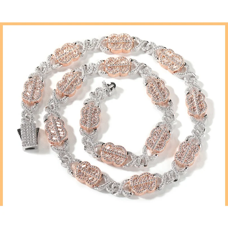 Trendy Unisex Cuban Chain Bracelet, Symbol & Infinity Spliced, Copper with Cubic Zircon, Premium Jewelry Gift
Trendy Unisex Cuban Chain Bracelet, Symbol & Infinity Spliced, Copper with Cubic Zircon, Premium Jewelry Gift
