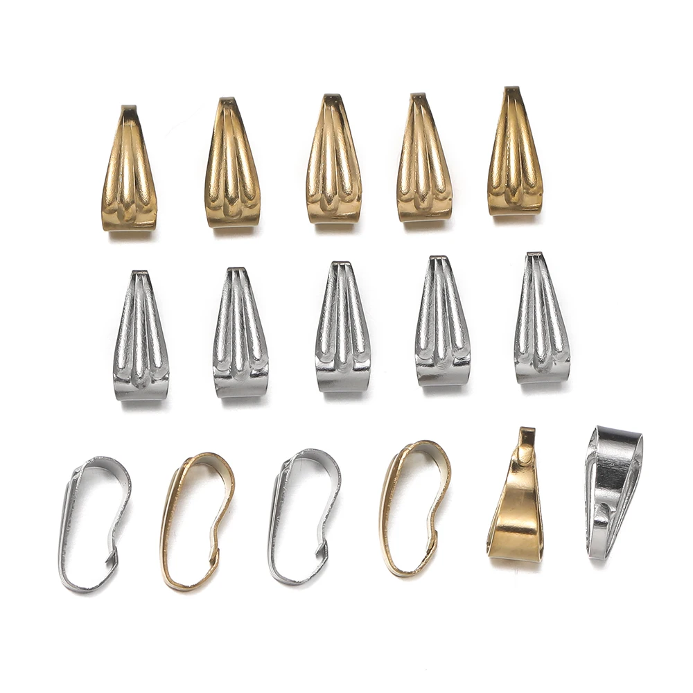 50pcs Stainless Steel Buckle Clasp for Pendants Charm Connectors Clip Clasp DIY Necklace Jewelry Making Supplies
50pcs Stainless Steel Buckle Clasp for Pendants Charm Connectors Clip Clasp DIY Necklace Jewelry Making Supplies