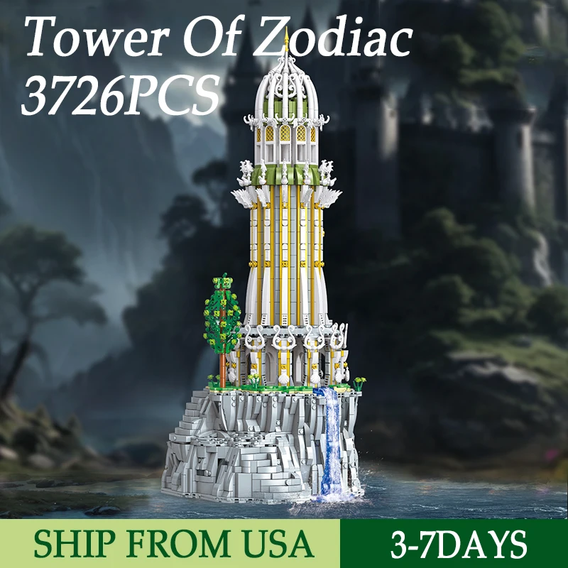 3726PCS Tower Of Zodiac Building Blocks Model Toys Sets Valley Twilight MOC Street View Bricks Assembly Toys Gifts For Holiday
3726PCS Tower Of Zodiac Building Blocks Model Toys Sets Valley Twilight MOC Street View Bricks Assembly Toys Gifts For Holiday