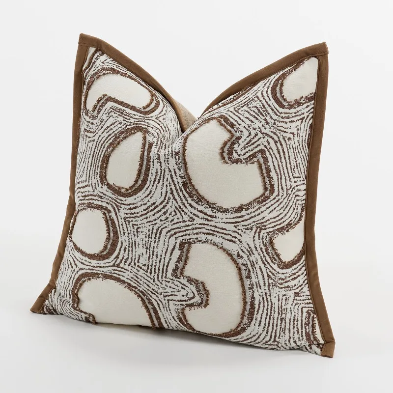 Beige Brown Abstract Jacquard Throw Pillow Cover Modern Luxury Chenille Textured Cushion Case Soft Vintage Home Decor for Sofa
Beige Brown Abstract Jacquard Throw Pillow Cover Modern Luxury Chenille Textured Cushion Case Soft Vintage Home Decor for Sofa