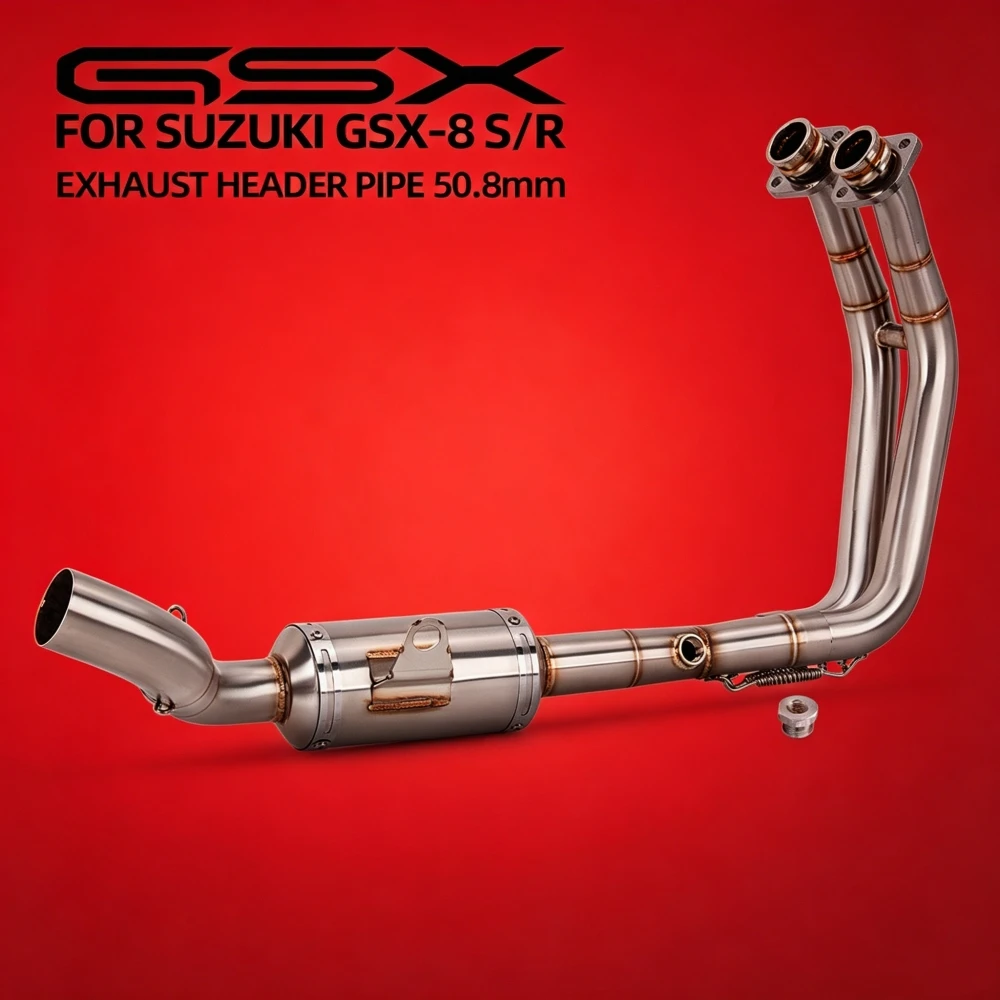 Motorcycle Exhausts Pipe Kit For Suzuki GSX8R GSX8S GSX8T GSX8TT 2022-2026 motorbike 51MM Interface exhaust Manifold Header Tube
Motorcycle Exhausts Pipe Kit For Suzuki GSX8R GSX8S GSX8T GSX8TT 2022-2026 motorbike 51MM Interface exhaust Manifold Header Tube