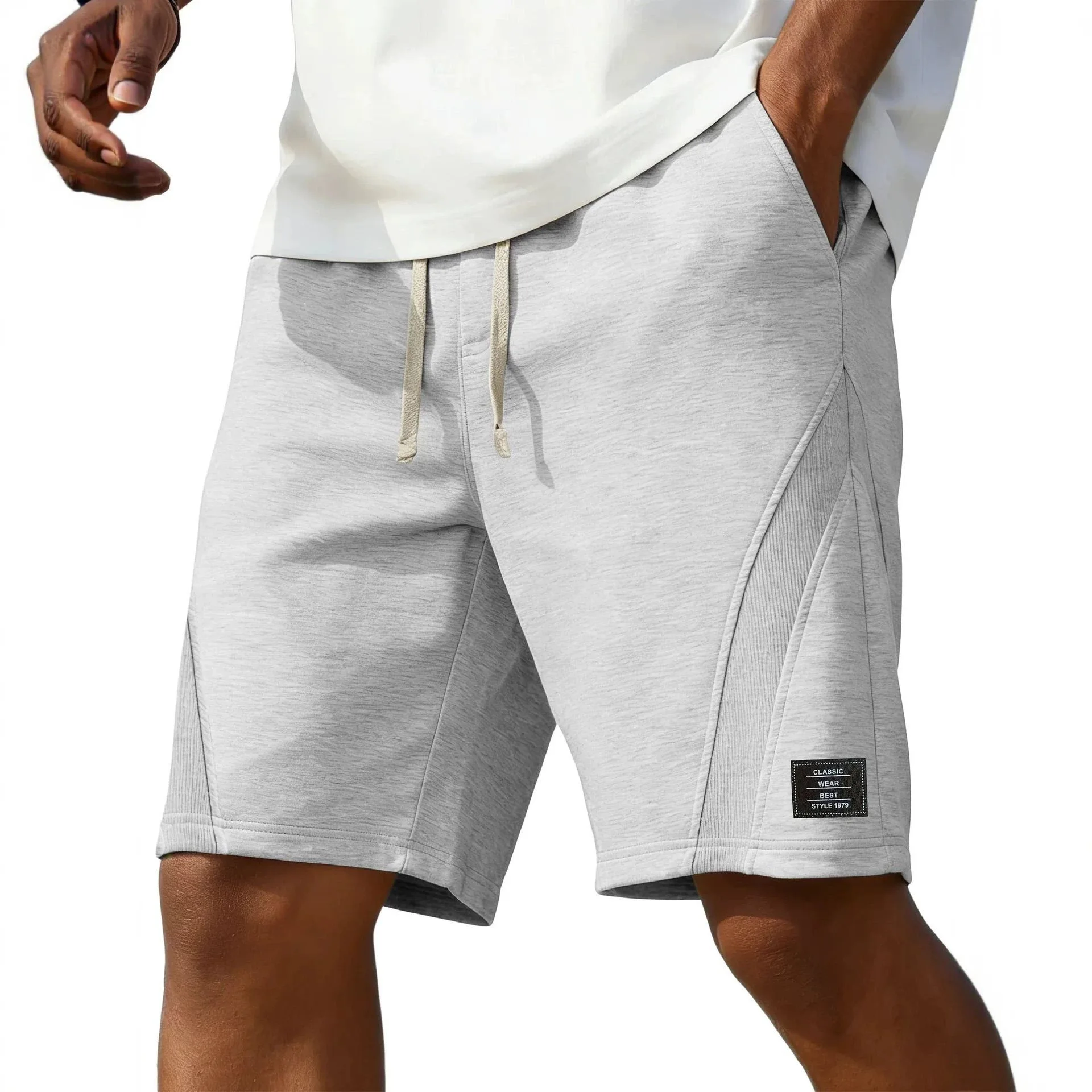 Men's Summer Sports Drawstring Elastic Waist Shorts Casual Loose Fit Versatile Running Fitness Short Pants
Men's Summer Sports Drawstring Elastic Waist Shorts Casual Loose Fit Versatile Running Fitness Short Pants
