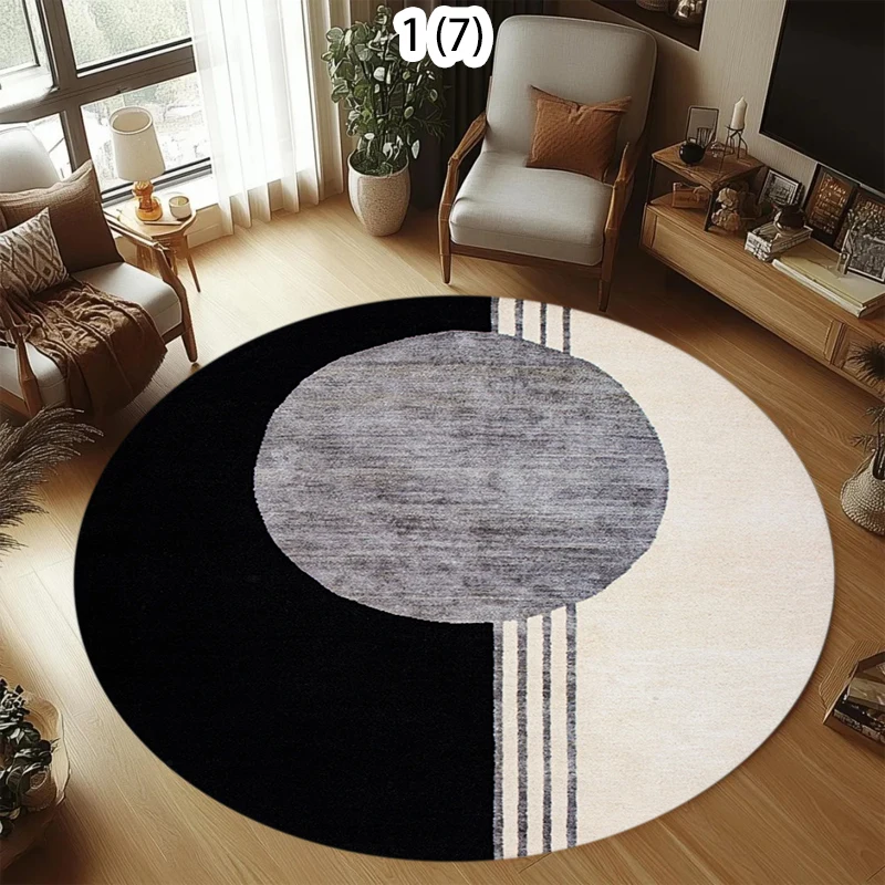 Minimalist Black White Gray Circular Carpet Geometric Circle Line Printed Carpet Living Room Bedroom Entrance Anti Slip Rug
Minimalist Black White Gray Circular Carpet Geometric Circle Line Printed Carpet Living Room Bedroom Entrance Anti Slip Rug