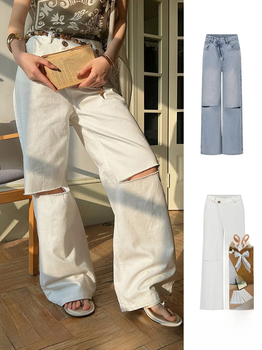 Джинсы Brand Ripped Denim с высокой талией, прямого кроя, синие, повседневные, из коллекции Buyers' Store
Джинсы Brand Ripped Denim с высокой талией, прямого кроя, синие, повседневные, из коллекции Buyers' Store