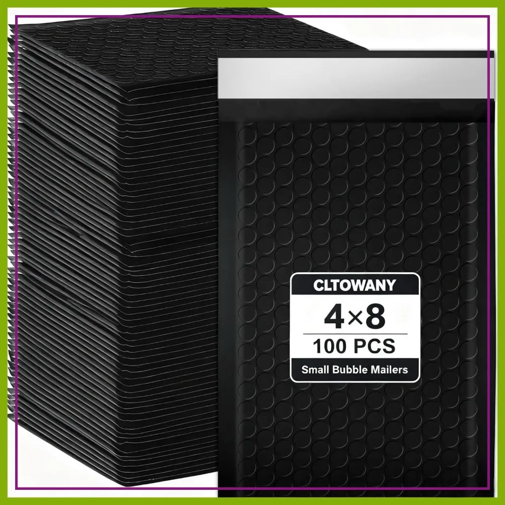 100 Pack 4x8 Small Bubble Mailers Waterproof Padded Envelopes Self-Seal Adhesive Shipping Bags for Cards Jewelry Makeup
100 Pack 4x8 Small Bubble Mailers Waterproof Padded Envelopes Self-Seal Adhesive Shipping Bags for Cards Jewelry Makeup