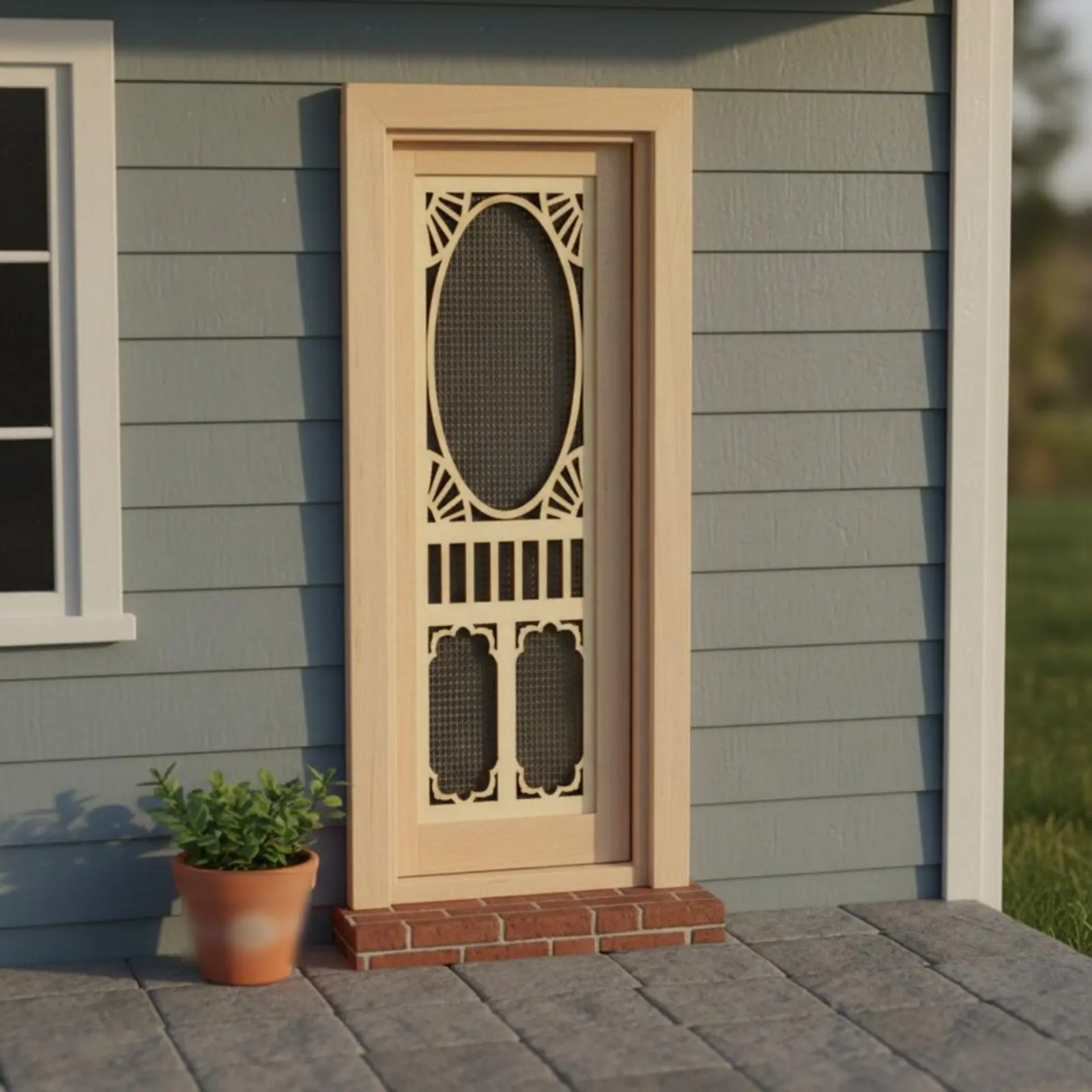 Dollhouse Screen Door DIY 1:12 Scale Dollhouse Door Easy to Install
Dollhouse Screen Door DIY 1:12 Scale Dollhouse Door Easy to Install