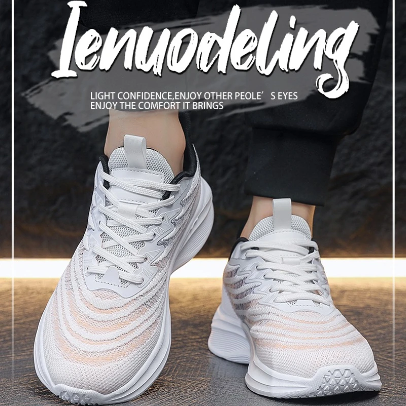 Men's Running Shoes with Stylish Round Toe in A Color-blocking Style Lightweight Large-sized Summer Mesh Casual Sports Shoes
Men's Running Shoes with Stylish Round Toe in A Color-blocking Style Lightweight Large-sized Summer Mesh Casual Sports Shoes