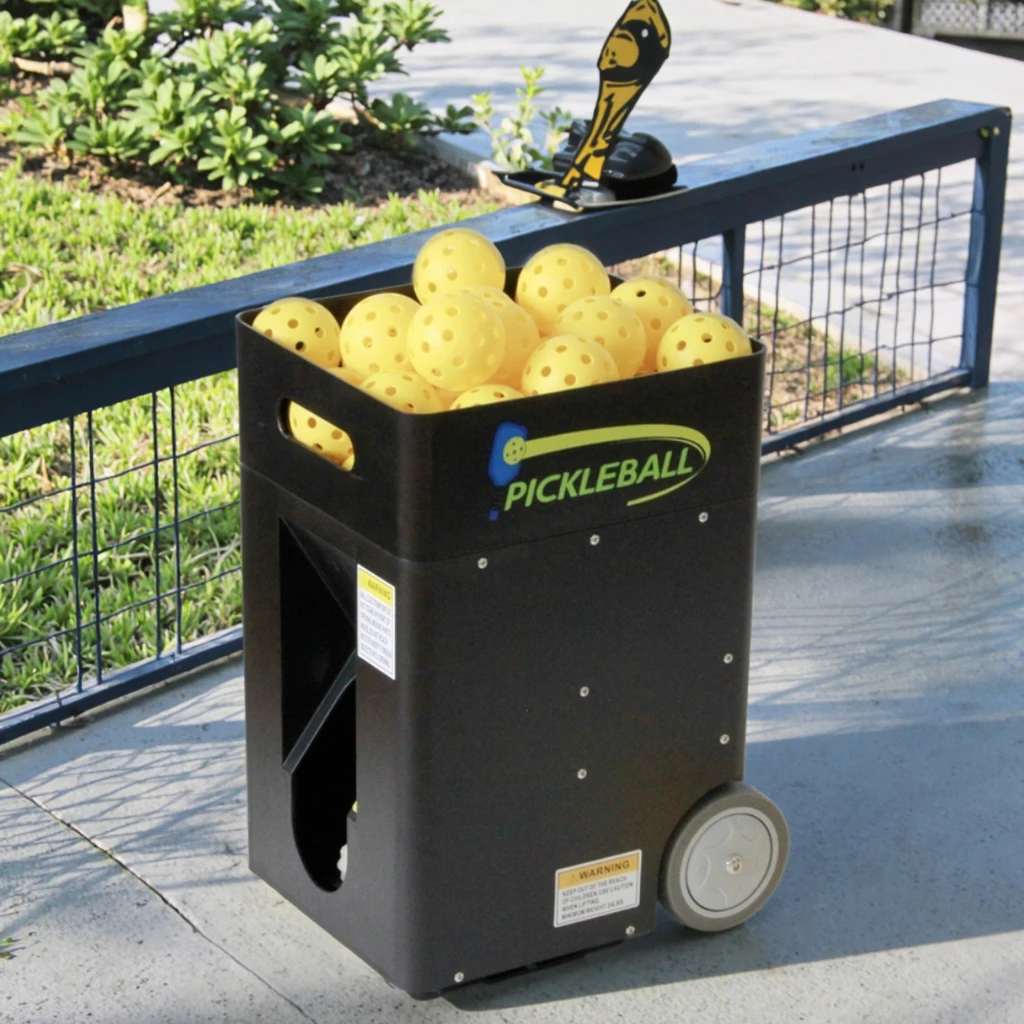 Multi-function Anti-Jamming Design Professional Pickleball Practice Machine with App and Remote Control
Multi-function Anti-Jamming Design Professional Pickleball Practice Machine with App and Remote Control