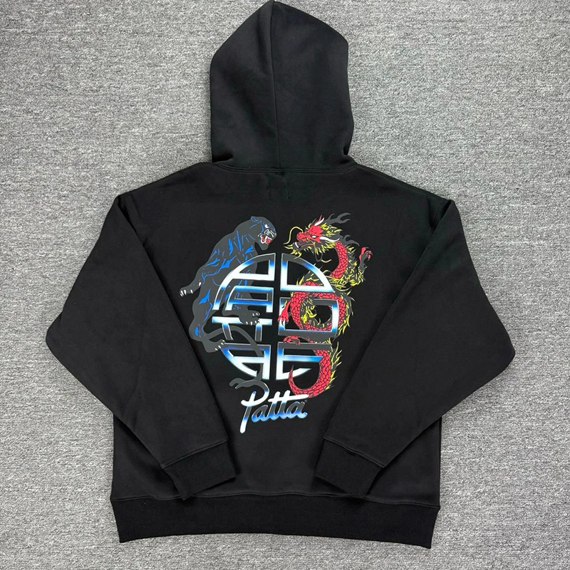 Europe American Patta Hoodies Classic Flying Tiger Pattern Print Plus Fleece Pullover Men Women New PATTA Sweatshirt
Europe American Patta Hoodies Classic Flying Tiger Pattern Print Plus Fleece Pullover Men Women New PATTA Sweatshirt