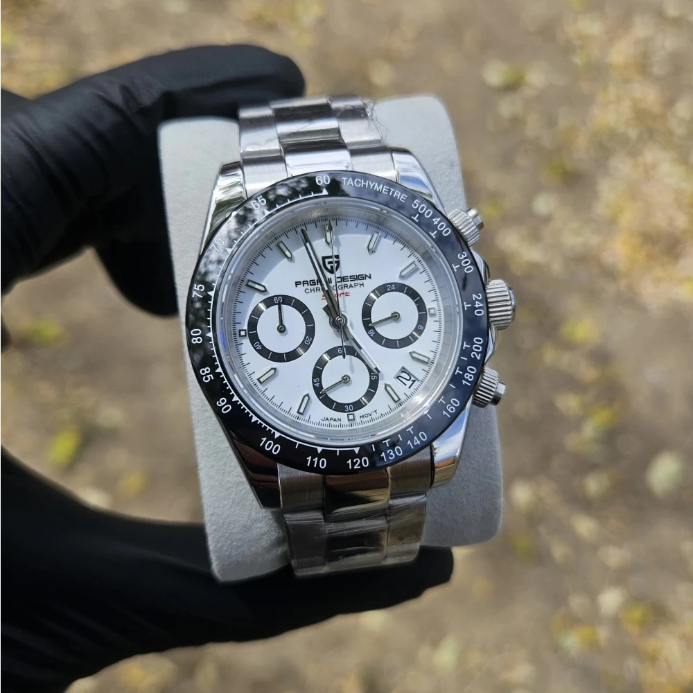 PAGANI DESIGN V2 Men Quartz Timing Watch VK63 Movement Sapphire Glass Stainless Steel 100m Waterproof Sport Watch for men PD1644
PAGANI DESIGN V2 Men Quartz Timing Watch VK63 Movement Sapphire Glass Stainless Steel 100m Waterproof Sport Watch for men PD1644