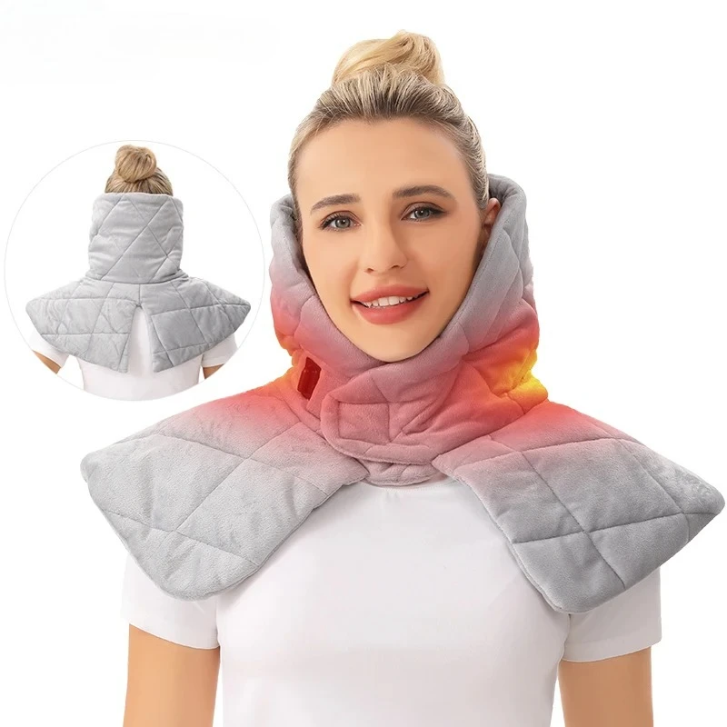 Grey Heated Shawl Neck Wrap Soft Plush Material 3 Heating Levels Soothes Neck Stiffness Soreness Winter Outdoor Warmth Unisex
Grey Heated Shawl Neck Wrap Soft Plush Material 3 Heating Levels Soothes Neck Stiffness Soreness Winter Outdoor Warmth Unisex