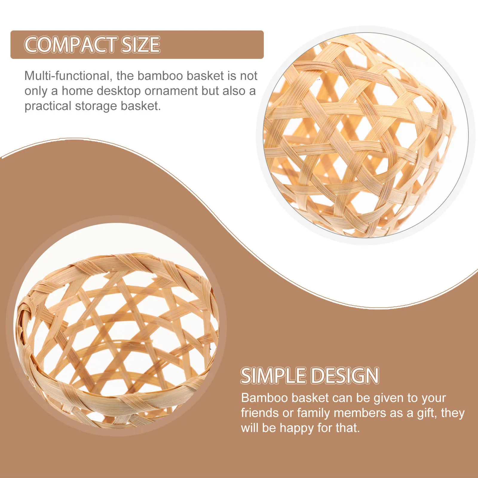 Bamboo Storage Basket Outdoor Pantry Baskets for Hand-woven Organizing Small Round Little Mini 
Bamboo Storage Basket Outdoor Pantry Baskets for Hand-woven Organizing Small Round Little Mini