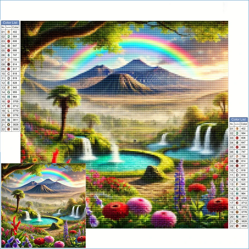 Diamond Painting Kits New Arrivals Beautiful Rainbow Arches Over The Garden Jewelry Cross Stitch Productos Arts And Crafts Adult
Diamond Painting Kits New Arrivals Beautiful Rainbow Arches Over The Garden Jewelry Cross Stitch Productos Arts And Crafts Adult