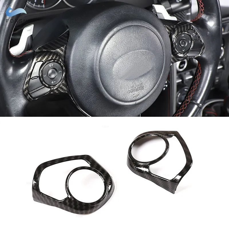 For Toyota 86 Subaru BRZ 2017 2018 2019 2020 2021 ABS Carbon Fiber Texture Steering Wheel Cover Switch Button Protective Trim
For Toyota 86 Subaru BRZ 2017 2018 2019 2020 2021 ABS Carbon Fiber Texture Steering Wheel Cover Switch Button Protective Trim