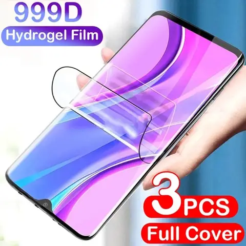3 sztuki folii hydrożelowej do Redmi Note 9 8 7 Pro 9S 8T 10 10S 10T Folia ochronna do Xiaomi Redmi 9 9T 9A 9C NFC 8A 7A 9AT Film