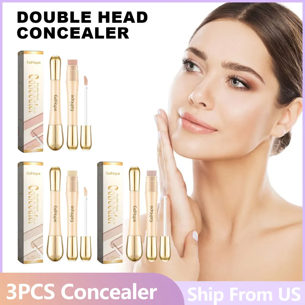 3pcs/set Double Head Concealer Cover Acne Spot HighlighterDual Shadow Long Lasting Matte Cosmetic Invisible Pore Brightening
3pcs/set Double Head Concealer Cover Acne Spot HighlighterDual Shadow Long Lasting Matte Cosmetic Invisible Pore Brightening