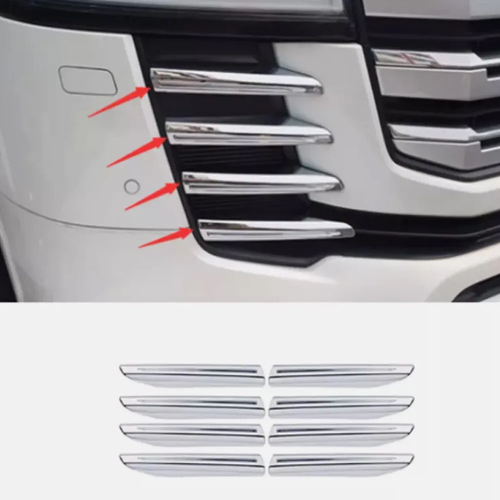 ABS Chrome Car Front Grill Side Air Intake Strip For Toyota Land Cruiser LC300 2022-2024 Decorative Air Grill Trim Accessories
ABS Chrome Car Front Grill Side Air Intake Strip For Toyota Land Cruiser LC300 2022-2024 Decorative Air Grill Trim Accessories