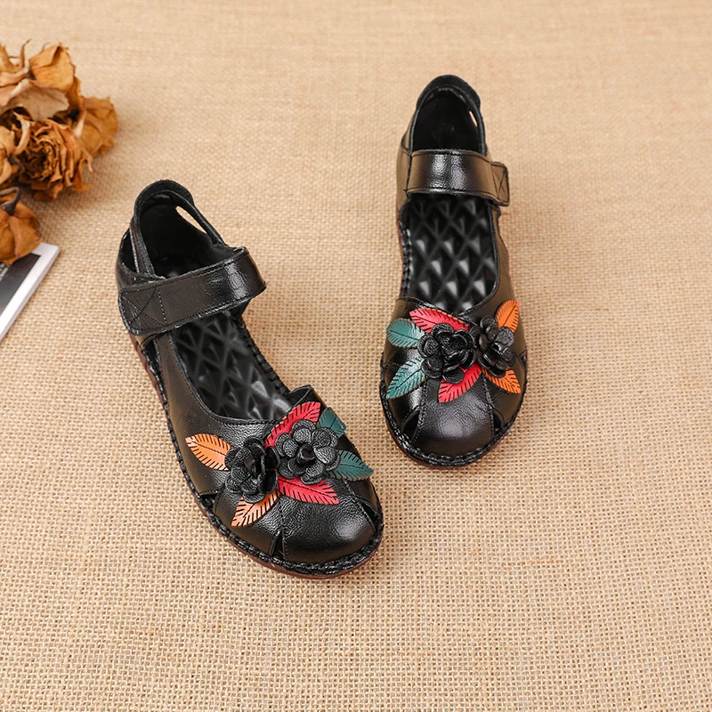 Vintage cow leather sandals women flat heel mary jane shoes plus size 42 woman summer non slip floral sandals ladies strap flats
Vintage cow leather sandals women flat heel mary jane shoes plus size 42 woman summer non slip floral sandals ladies strap flats