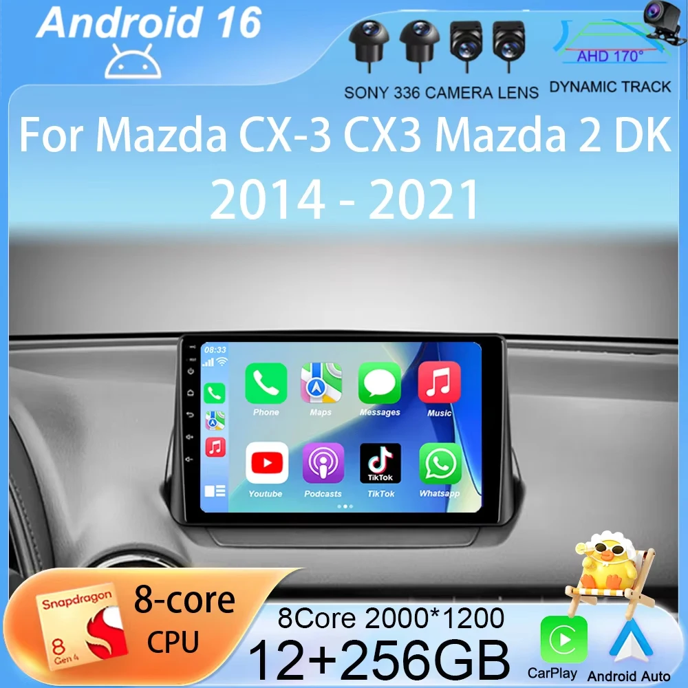 Auto Radio Android 16 For Mazda CX-3 CX3 Mazda 2 DK 2014 - 2021 Carplay Stereo Car Multimedia Player GPS Navigation NO 2din
Auto Radio Android 16 For Mazda CX-3 CX3 Mazda 2 DK 2014 - 2021 Carplay Stereo Car Multimedia Player GPS Navigation NO 2din