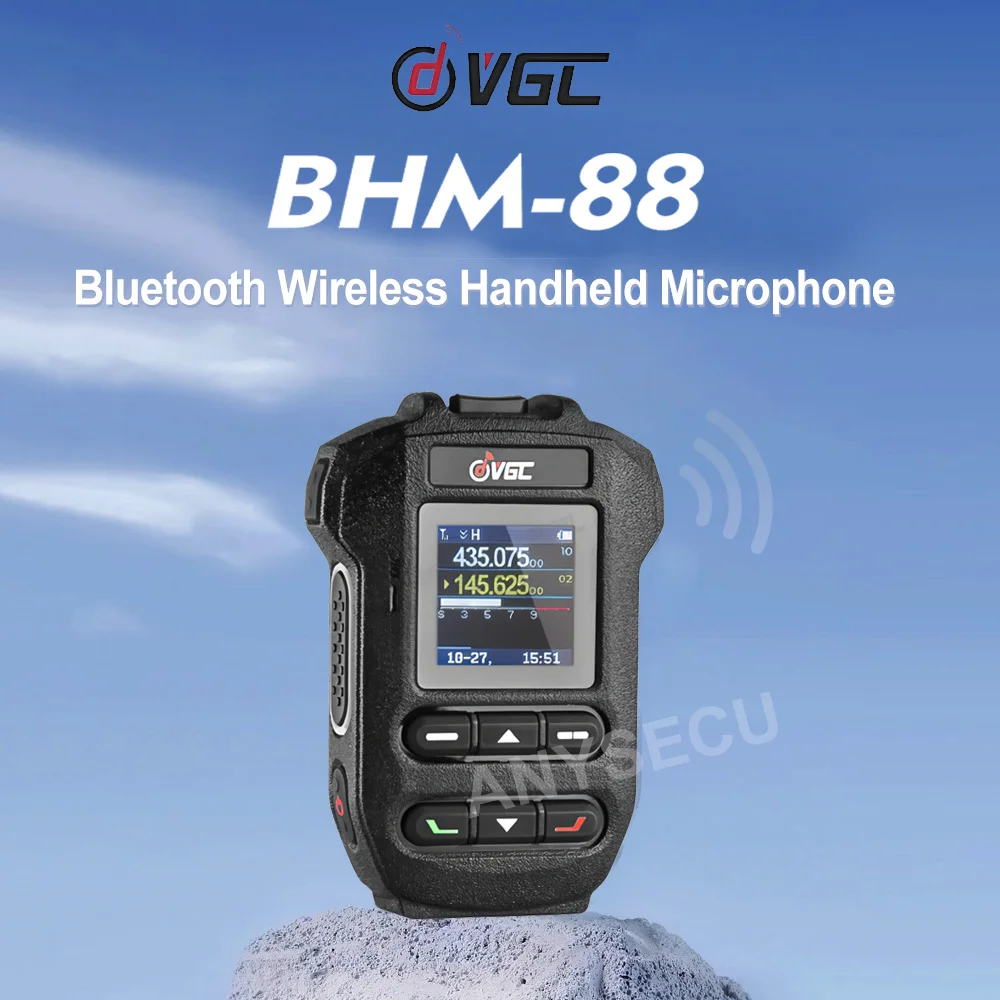 VGC BHM-88 Bluetooth wireless handheld microphone with display screen For for VR-N7600 N7500 N76 N75 Series Two Way Radios
VGC BHM-88 Bluetooth wireless handheld microphone with display screen For for VR-N7600 N7500 N76 N75 Series Two Way Radios