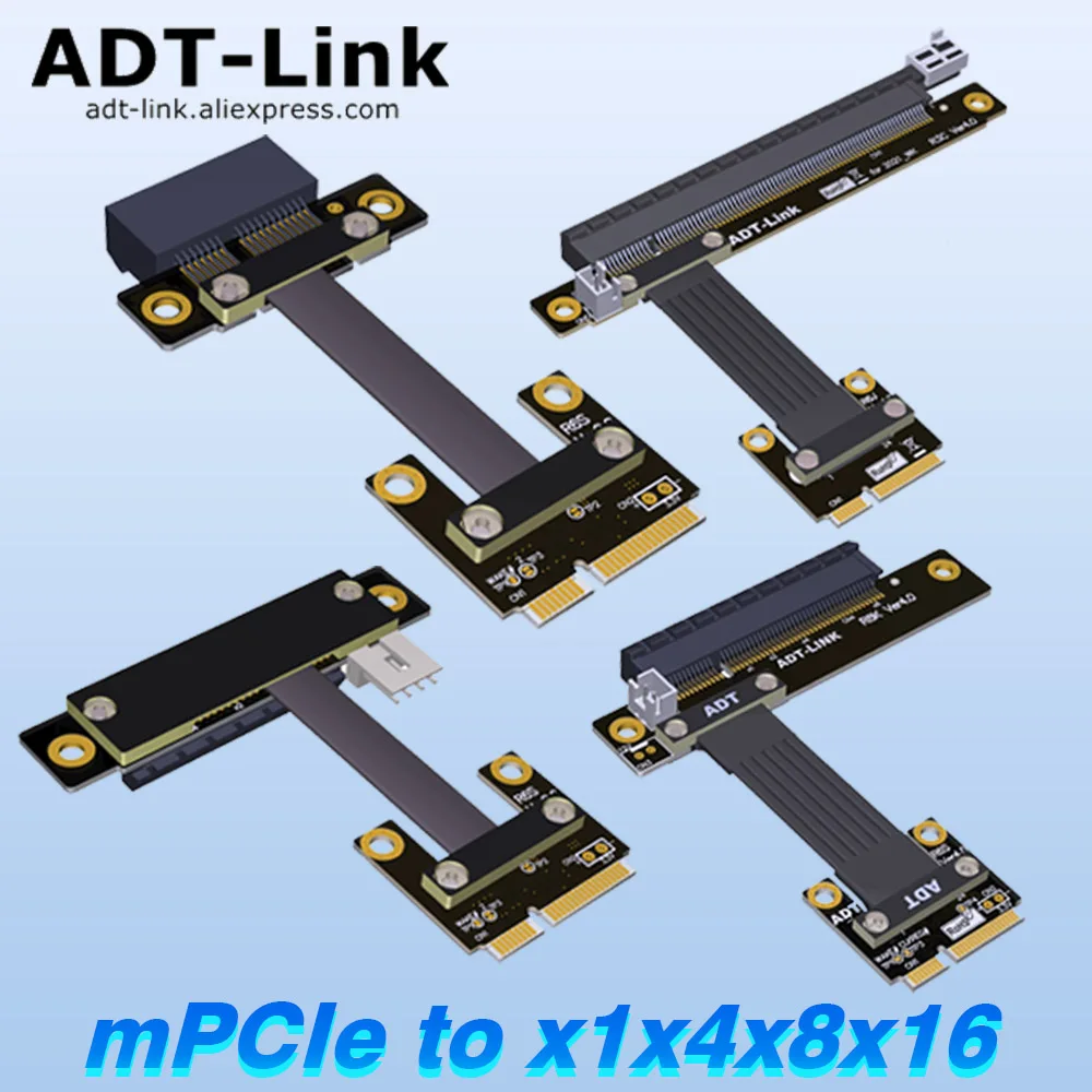 Удлинительный кабель Mini-PCIe к PCIe X1/x4/x8/x16 Mini PCIe R61/R62/R63/R68 для ноутбука, беспроводная сеть промышленного управления
Удлинительный кабель Mini-PCIe к PCIe X1/x4/x8/x16 Mini PCIe R61/R62/R63/R68 для ноутбука, беспроводная сеть промышленного управления