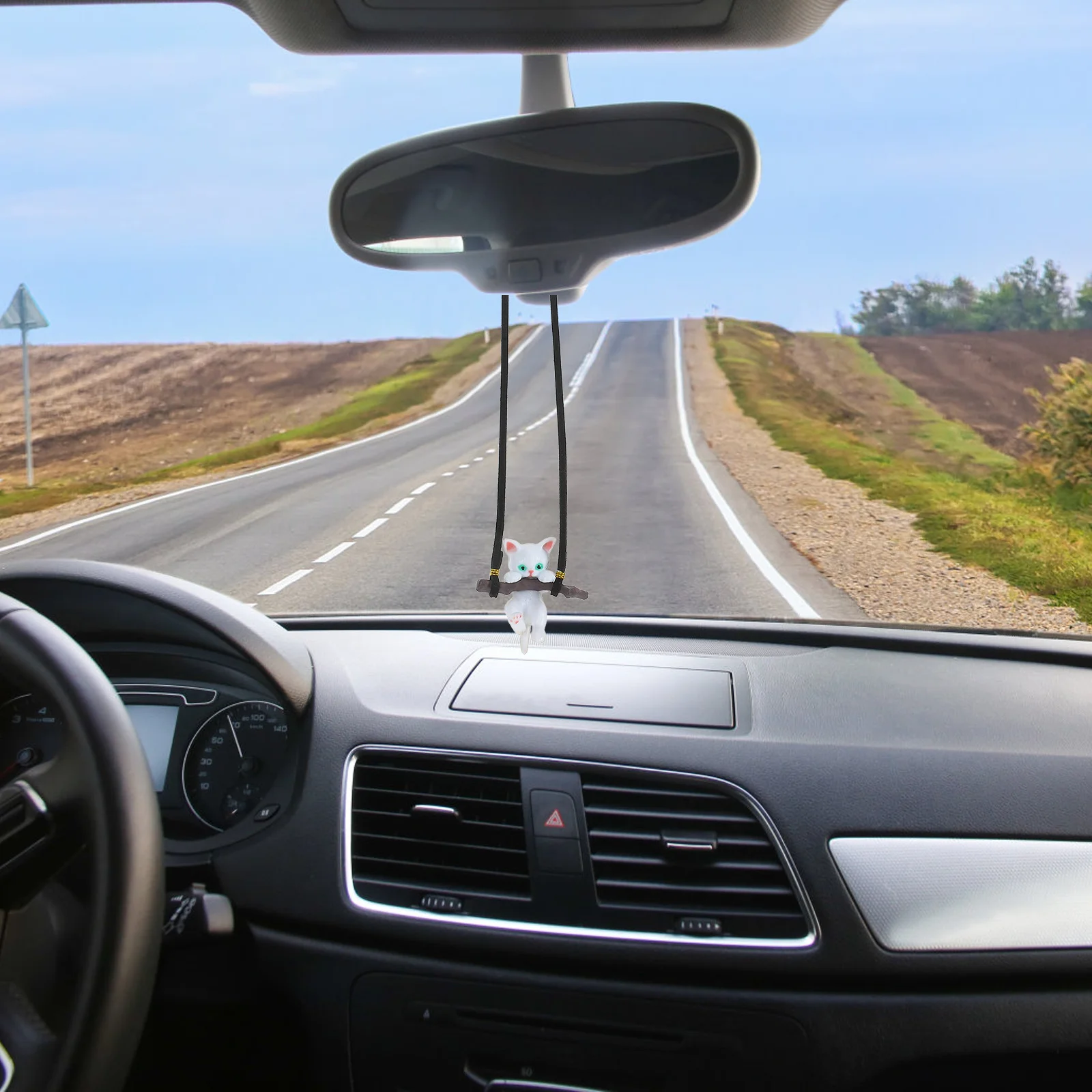 Cat Resin Car Hanging Pendant Rearview Mirror Ornament Durable Car Charm Interior Decoration Hanging Accessory 
Cat Resin Car Hanging Pendant Rearview Mirror Ornament Durable Car Charm Interior Decoration Hanging Accessory