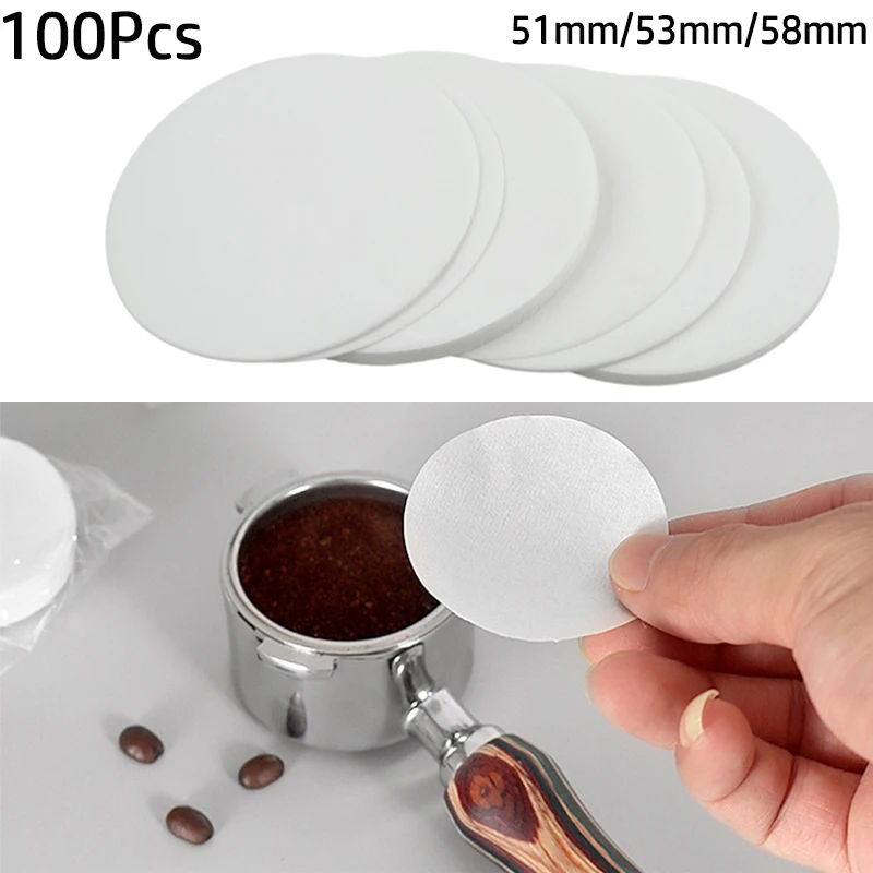 51mm,53mm,58mm 100Pcs Coffee Handle Disposable Filter Powder Bowl Filters Paper For Espresso Coffee Maker Portafilter Basket
51mm,53mm,58mm 100Pcs Coffee Handle Disposable Filter Powder Bowl Filters Paper For Espresso Coffee Maker Portafilter Basket