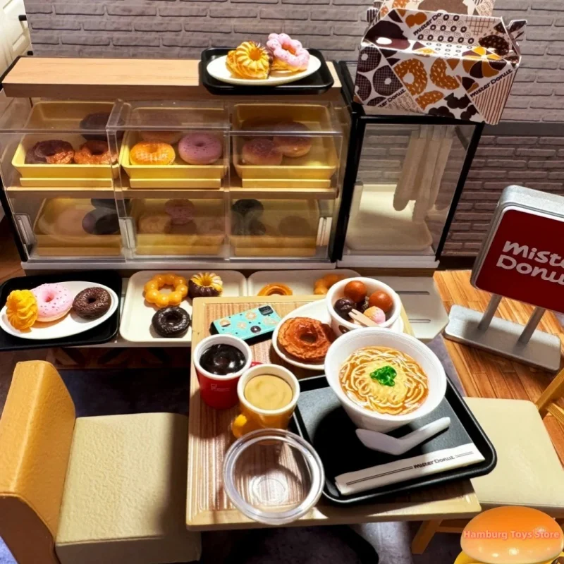 Коллекционная витрина Re-ment Mister Donut с миниатюрными моделями пончиков, японская коллекция десертов, декоративные фигурки
Коллекционная витрина Re-ment Mister Donut с миниатюрными моделями пончиков, японская коллекция десертов, декоративные фигурки