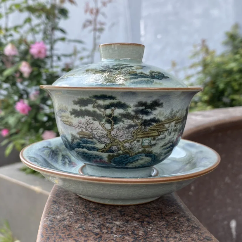 Старый глиняный тихий набор Zhiyuan Tureen Цзиндэчжэнь, чаша для одной церемонии, скошенная глазурь, портативная керамическая чашка для заваривания
Старый глиняный тихий набор Zhiyuan Tureen Цзиндэчжэнь, чаша для одной церемонии, скошенная глазурь, портативная керамическая чашка для заваривания
