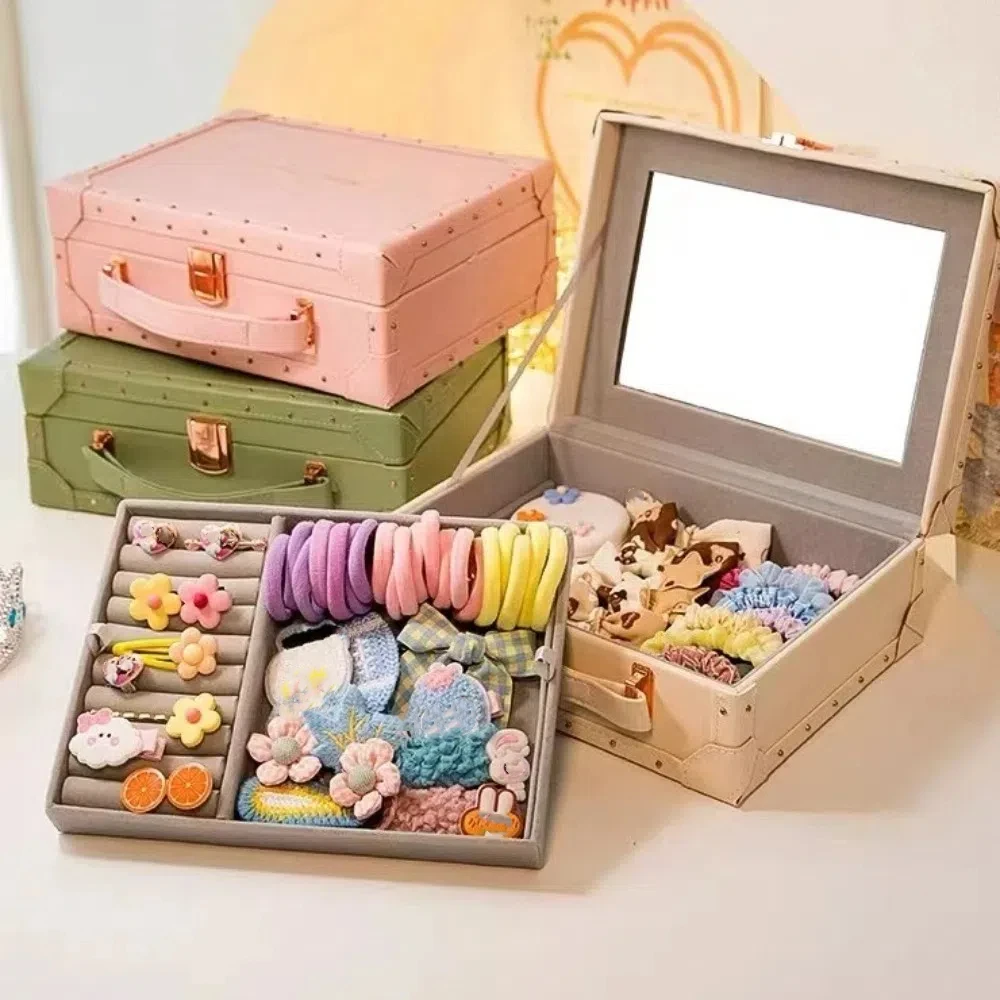Double Layer Jewelry Packing Box PU Leather Necklaces Bracelets Earring Storage Case Headdress Organizer Multi-function
Double Layer Jewelry Packing Box PU Leather Necklaces Bracelets Earring Storage Case Headdress Organizer Multi-function