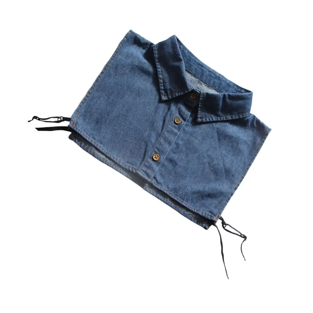 Denim Fake Collar Shirt Detachable Solid Color Half Neck Sweater False Adjustable Elastic Design Breathable Cotton Wardrobe
Denim Fake Collar Shirt Detachable Solid Color Half Neck Sweater False Adjustable Elastic Design Breathable Cotton Wardrobe