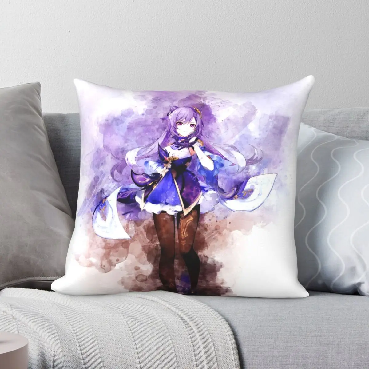 Genshin Impact Keqing Square Pillowcase Polyester Linen Velvet Pattern Zip Throw Pillow Case Sofa Seater Cushion Cover 45x45
Genshin Impact Keqing Square Pillowcase Polyester Linen Velvet Pattern Zip Throw Pillow Case Sofa Seater Cushion Cover 45x45