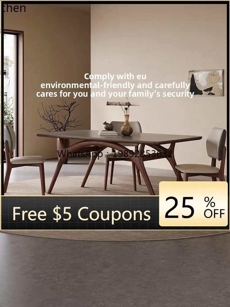 Каменная плита из цельного дерева, практичная маленькая квартира, современная простая прямоугольная семейная комбинация обеденного стола и стула
Каменная плита из цельного дерева, практичная маленькая квартира, современная простая прямоугольная семейная комбинация обеденного стола и стула