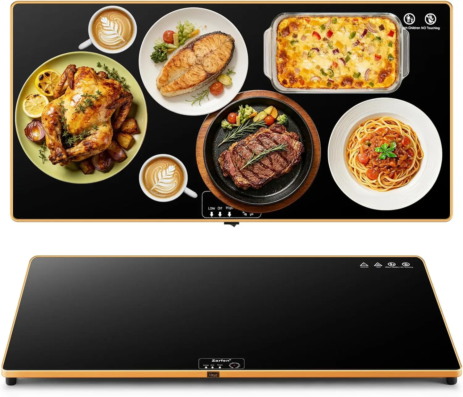 Electric Warming Tray 32x18 inch, Buffet Food Warmer with Adjustable Temp 158-291°F, Tempered Glass, Keeps Food Warm for Hours
Electric Warming Tray 32x18 inch, Buffet Food Warmer with Adjustable Temp 158-291°F, Tempered Glass, Keeps Food Warm for Hours