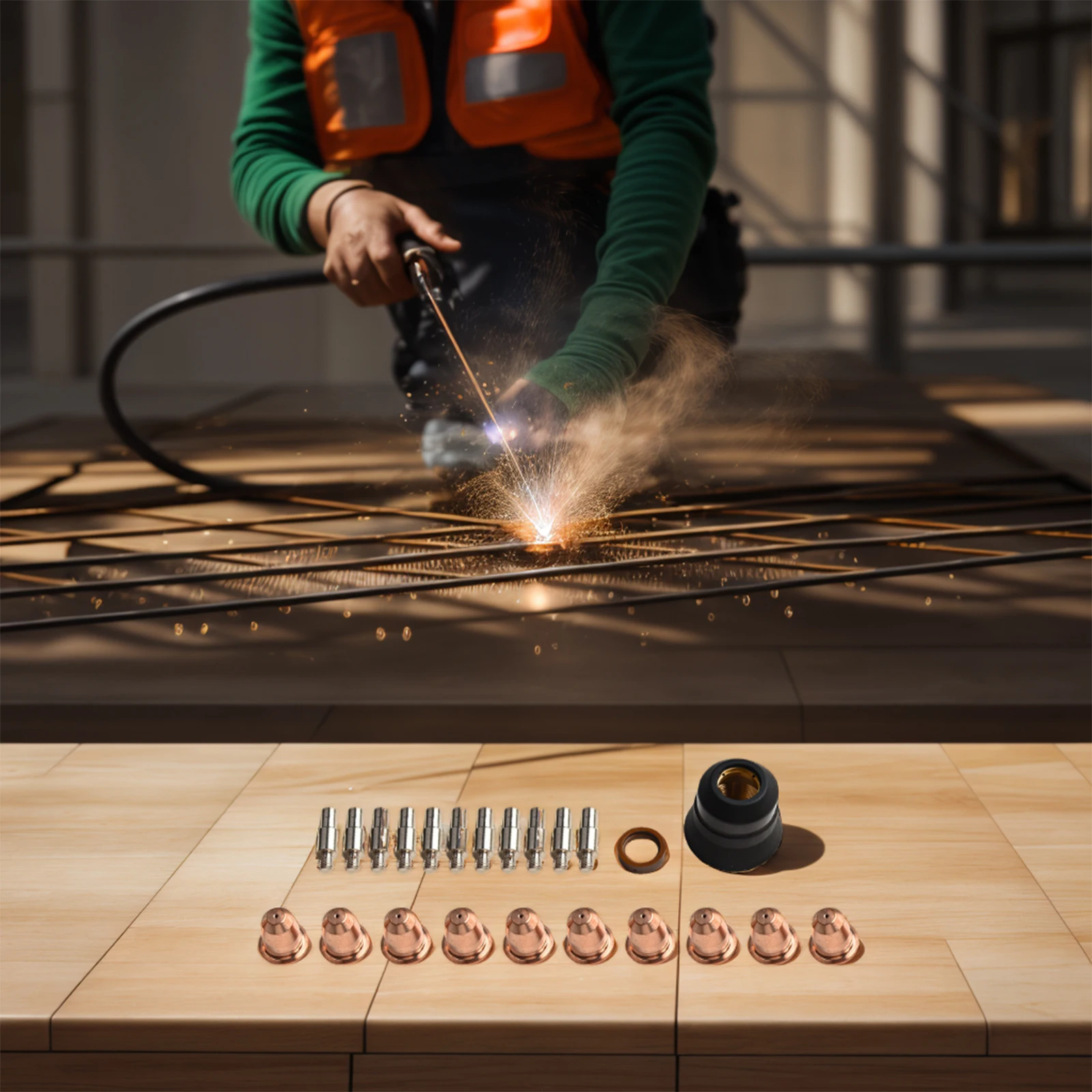 Cutter Plasma Torch PT-40 PT60 PTM-60 Protective Nozzle Cover Electric Nozzle Electrodes Metal Welding Accessories
Cutter Plasma Torch PT-40 PT60 PTM-60 Protective Nozzle Cover Electric Nozzle Electrodes Metal Welding Accessories