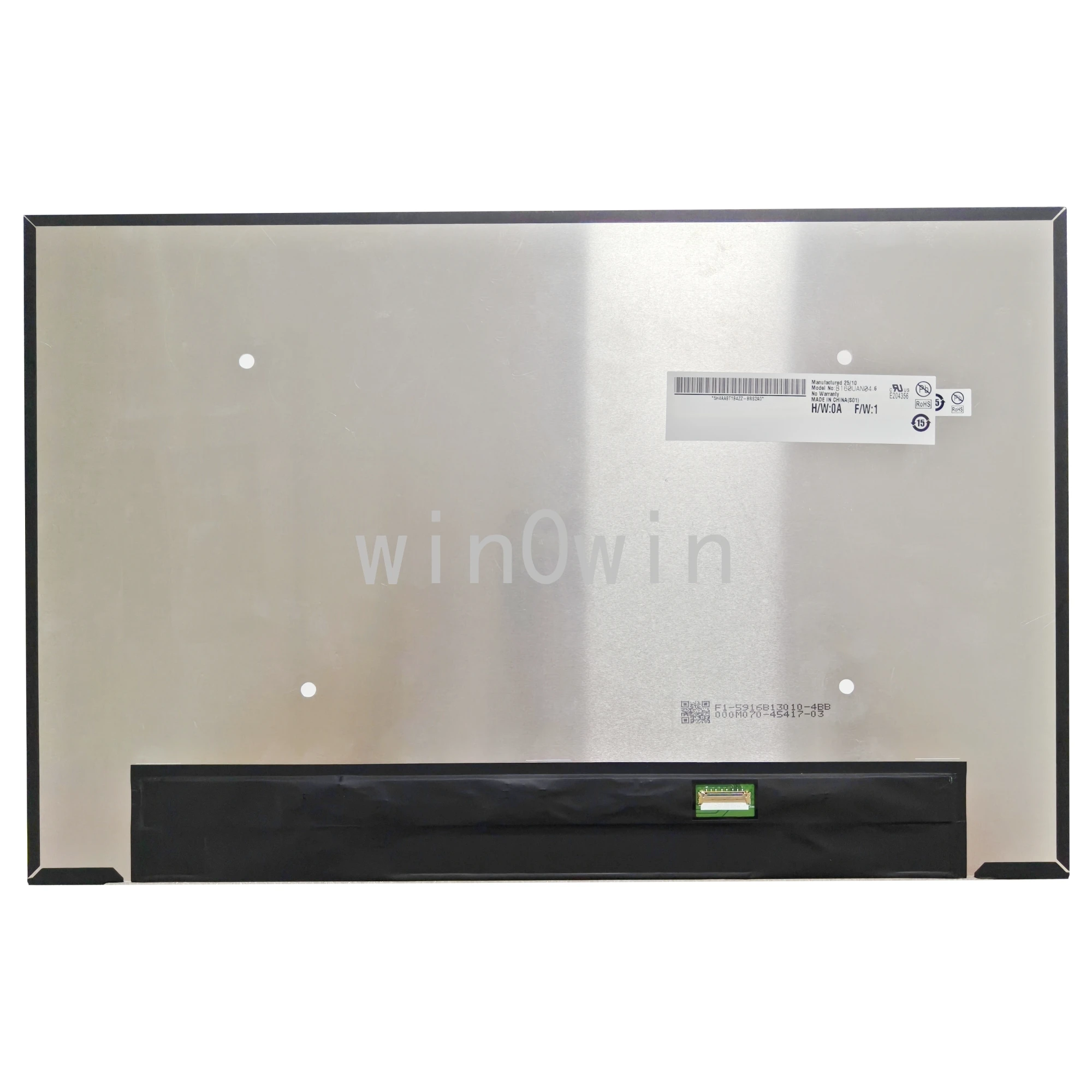 B160UAN04.6 IPS 16,0 дюймов 1920x1200 IPS 30-контактная сменная матрица ЖК-экран для ноутбука
B160UAN04.6 IPS 16,0 дюймов 1920x1200 IPS 30-контактная сменная матрица ЖК-экран для ноутбука