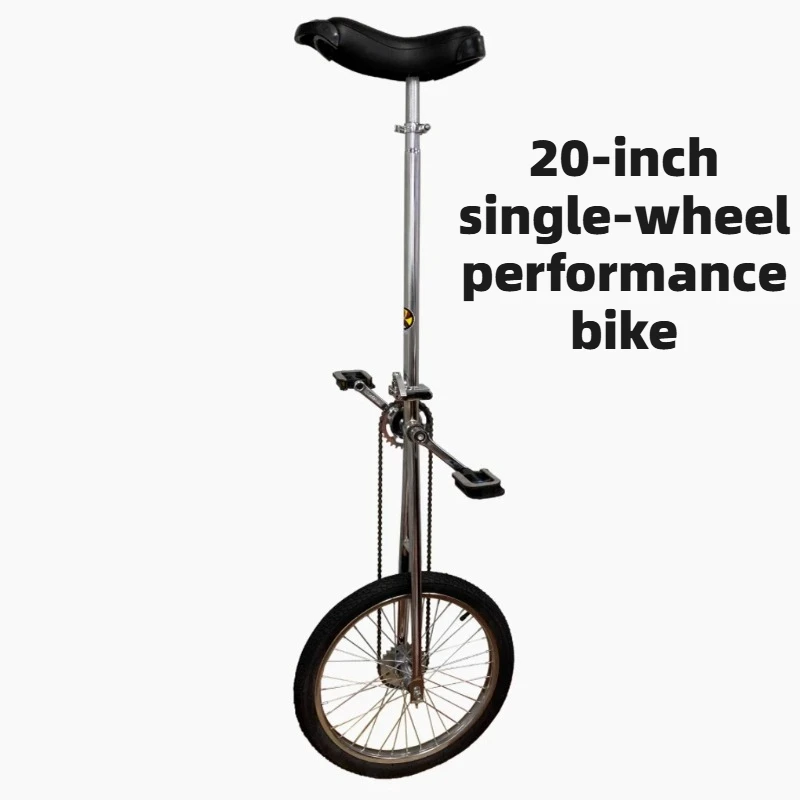 20InchHighFrame Chain Drive Unicycle Tall Single Wheel Bike Professional Acrobatics Balance Training Circus Performance Unicycle
20InchHighFrame Chain Drive Unicycle Tall Single Wheel Bike Professional Acrobatics Balance Training Circus Performance Unicycle