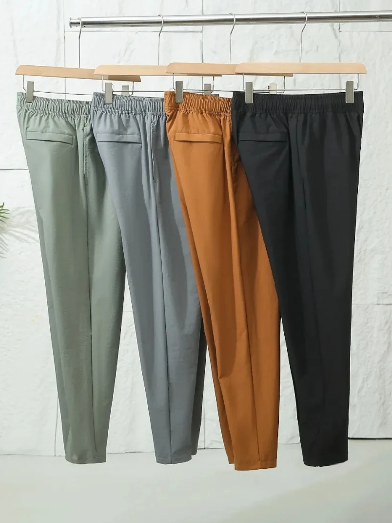 Легкие дышащие мужские летние спортивные прямые повседневные брюки Qui Dry Faionable Urban Sle Long Trousers
Легкие дышащие мужские летние спортивные прямые повседневные брюки Qui Dry Faionable Urban Sle Long Trousers