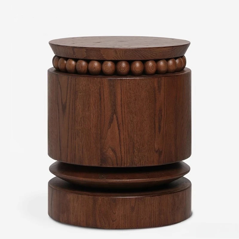 French solid wood cylindrical coffee table small side table medieval design stool round stool retro wooden new coffee table
French solid wood cylindrical coffee table small side table medieval design stool round stool retro wooden new coffee table