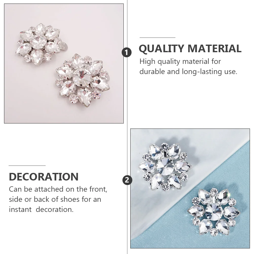 2 pcs Water Drop Charms Rhinestone Alloy Buckles Detachable Shoe Clips For Women Wedding Party Decor Shoe Accessories
2 pcs Water Drop Charms Rhinestone Alloy Buckles Detachable Shoe Clips For Women Wedding Party Decor Shoe Accessories