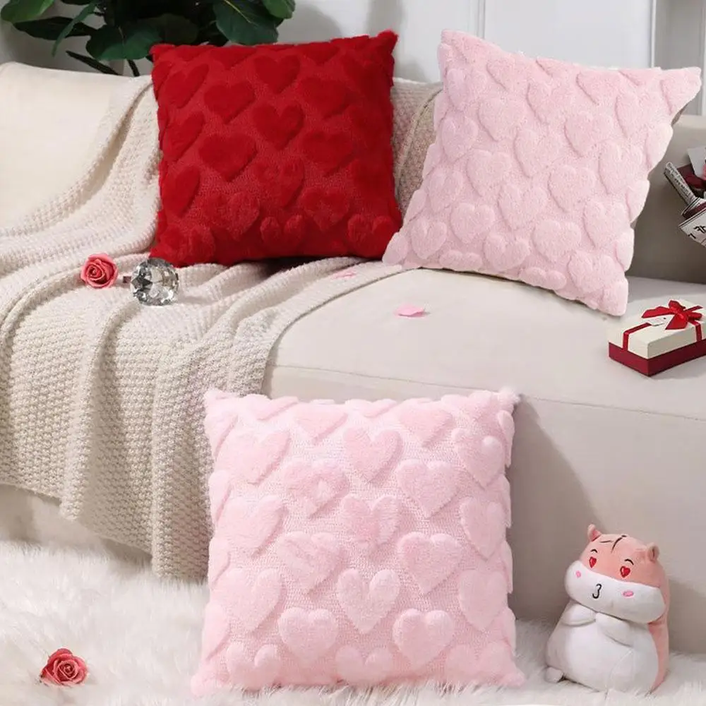 Valentine's Day Plush Pillowcase Love Heart Red Pink Sofa Cushion Cover Wedding Bed Car Pillow Cover Spring Home Decorations
Valentine's Day Plush Pillowcase Love Heart Red Pink Sofa Cushion Cover Wedding Bed Car Pillow Cover Spring Home Decorations