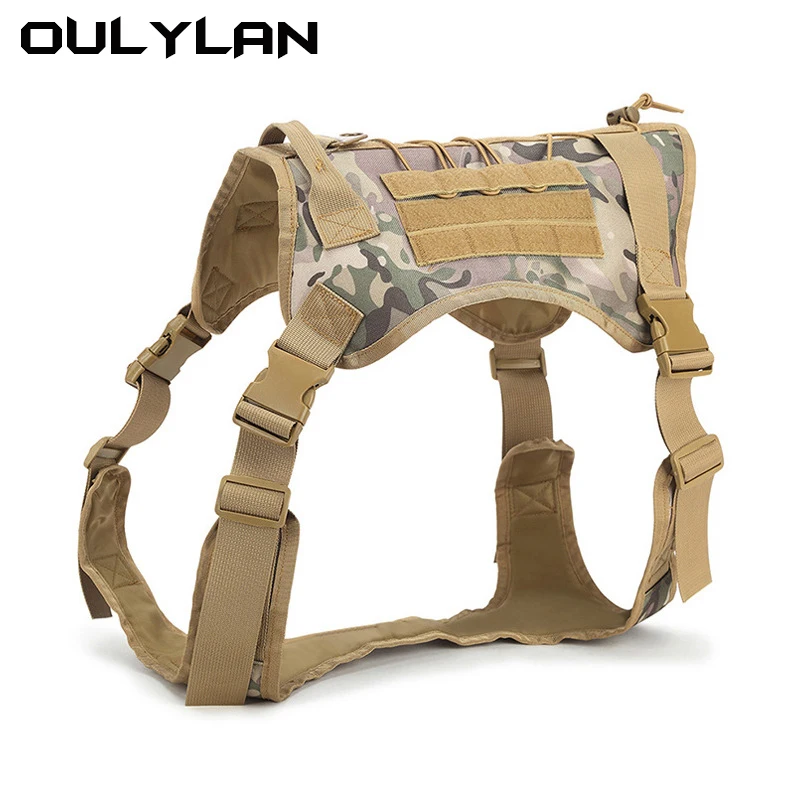 2024 Tactical Dog Harness Towing Strap Military Nylon Adjustable Dog Vest for Medium Large Dogs Outdoor Walk Hiking Pet Harness
2024 Tactical Dog Harness Towing Strap Military Nylon Adjustable Dog Vest for Medium Large Dogs Outdoor Walk Hiking Pet Harness