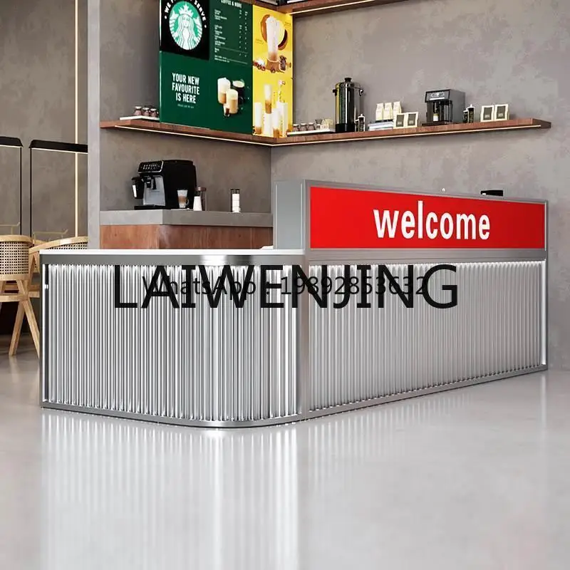 7BGZ Internet Celebrity Corner Bar Milk Tea Shop Bar Company Reception Desk
7BGZ Internet Celebrity Corner Bar Milk Tea Shop Bar Company Reception Desk