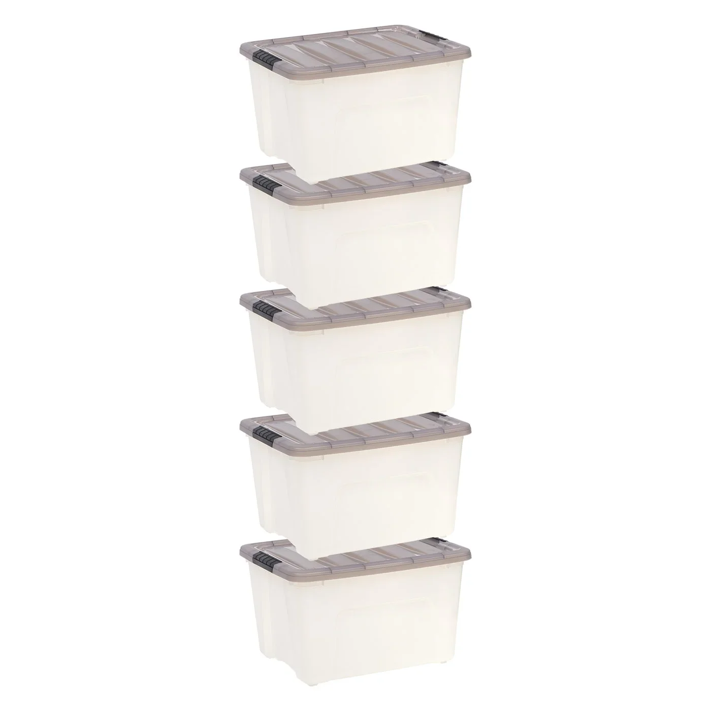 40 Qt. Plastic Storage Bins with Lids, Stackable Storage Containers & Totes, 5-Pack, Durable Organizer for Home, Garage, Toys
40 Qt. Plastic Storage Bins with Lids, Stackable Storage Containers & Totes, 5-Pack, Durable Organizer for Home, Garage, Toys