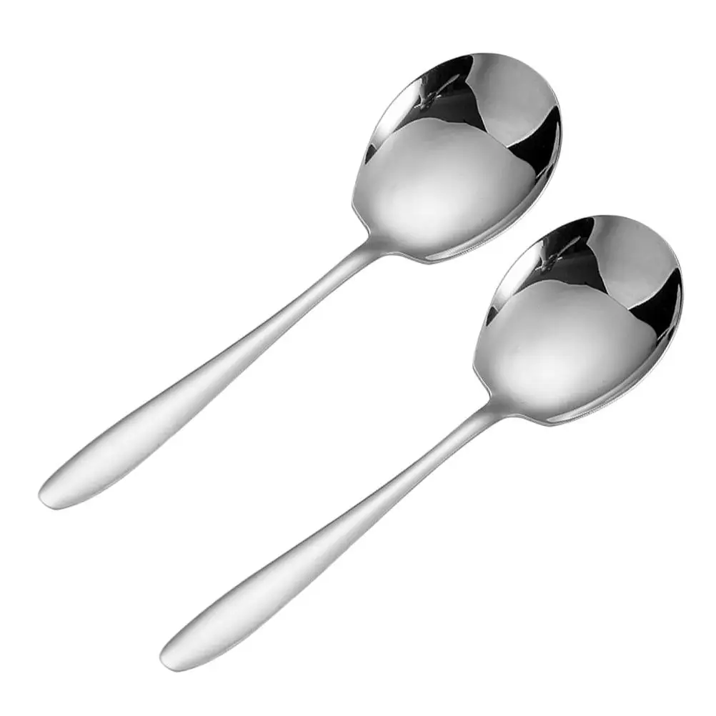2Pcs Serving Spoon Stainless Steel Kitchen Utensils Large Metal Spoons Buffet Restaurant Practical Ergonomic H le Gift
2Pcs Serving Spoon Stainless Steel Kitchen Utensils Large Metal Spoons Buffet Restaurant Practical Ergonomic H le Gift