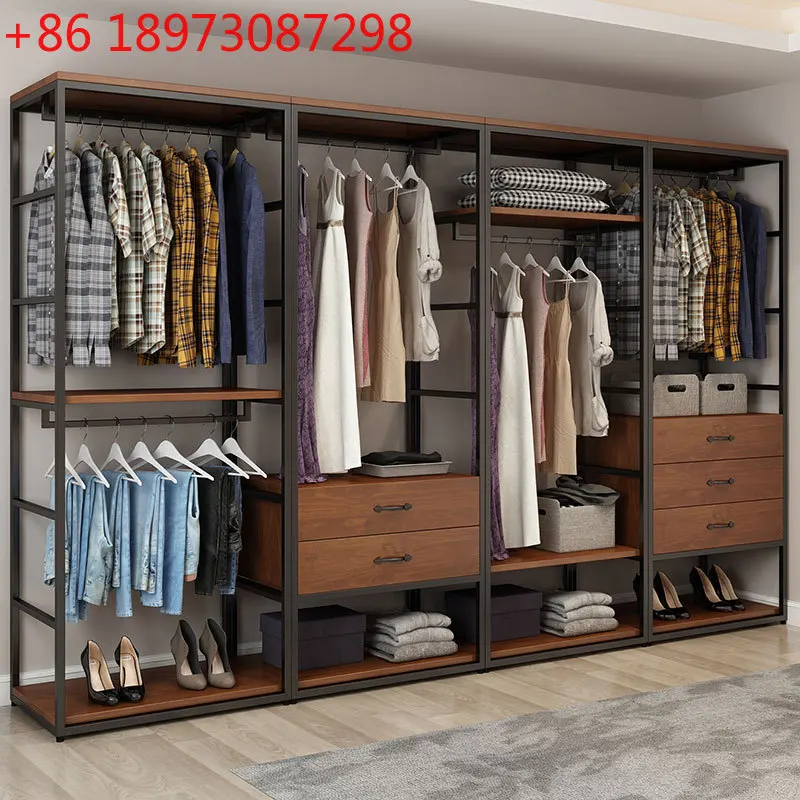 Открытый металлический ящик для хранения гардероба, вешалка из кованого железа, стойка для гардероба из цельного дерева
Открытый металлический ящик для хранения гардероба, вешалка из кованого железа, стойка для гардероба из цельного дерева