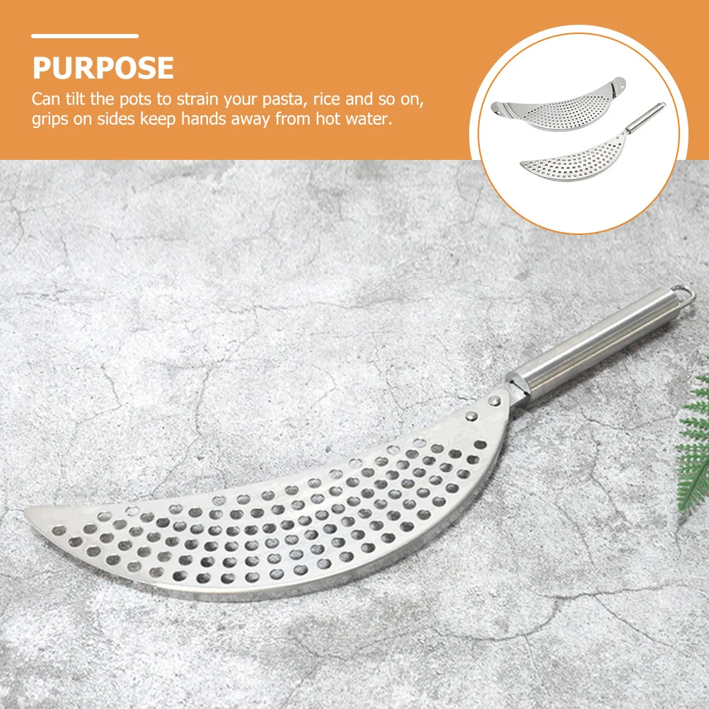 2Pcs Moon Strainer Stainless Steel Pot Drainer Pasta Strainer Lightweight Dishwasher Safe Kitchen Essential Pot Drainer
2Pcs Moon Strainer Stainless Steel Pot Drainer Pasta Strainer Lightweight Dishwasher Safe Kitchen Essential Pot Drainer